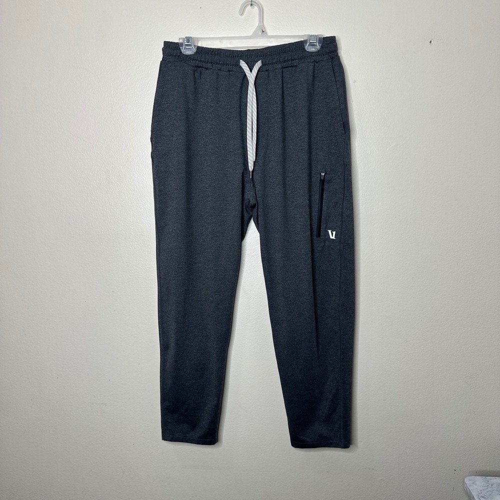 Vuori Mens Jogger Sunday Performance Charcoal Heather Grey Athletic Pants Medium